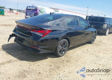 2022 Hyundai Elantra Sel из США, поврежденный, VIN KMHLM4AG1NU352424